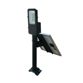 50W Solarna lampa uliczna / Barwa:4000K / Obudowa: Czarna