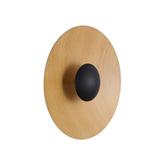 Kinkiet Nowoczesny Drewniany okrągły 45cm 12W Abruzzo Orzo