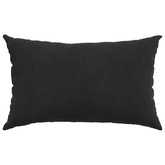 Poduszki na sofę 2 pcs Czarny 50 x 30 cm Tkanina sztruksowa