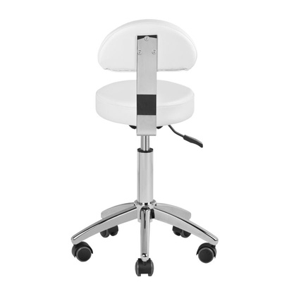 Taboret kosmetyczny AM-304 biały 100764