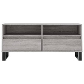 vidaXL Szafka pod TV, szary dąb sonoma, 100x34,5x44,5 cm