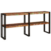 Konsola Wielokolorowe 160 x 33 x 75 cm Lite Drewno Recyklingowe