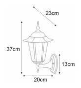 Kinkiet K-5009A UP CZARNY z serii STANDARD