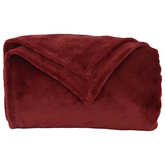 Koc Bordeaux Czerwony 220 x 240 cm Polar