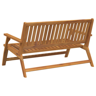 Ławka Relaksacyjna do Ogrodu brązowy 122 x 78 x 73 cm