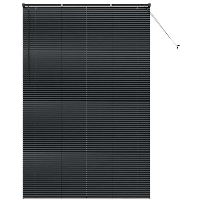 Żaluzje weneckie Czarny 220 x 145 cm Aluminium