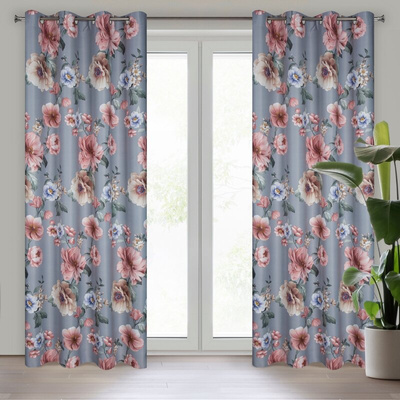 Zasłona Gaja szara 140x250