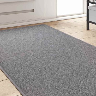 Chodnik dywanowy Jasnoszary 80 x 500 cm 100% polipropylen