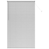 Żaluzje weneckie Srebrny 220 x 135 cm Aluminium