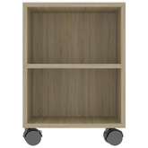 vidaXL Szafka pod TV, dąb sonoma, 120x35x48 cm materiał drewnopochodny