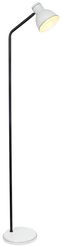 Lampa podłogowa czarno-biała prosta regulowana Zumba Candellux 51-72092