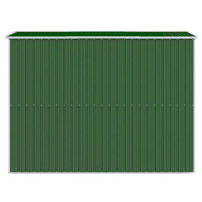 Szopa ogrodowa, zielona, 192x274x223 cm, stal galwanizowana
