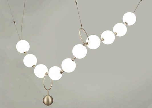 LAMPA JAK NASZYJNIKI Z PEREŁ – PEARL PERLA ADANI AD161