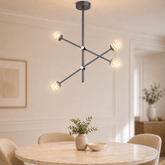 lampa sufitowa wisząca candellux apeti paksos g9 led szary