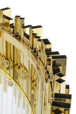 Lampa wisząca IMPERIAL GOLD 60 - stal, kryształ-ADANI