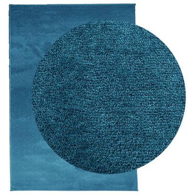 vidaXL Dywan OVIEDO z krótkim włosiem, turkusowy, 300x400 cm