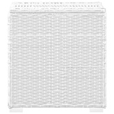 vidaXL 3-częściowy zestaw, leżaki ze stolikiem, polirattan, białe