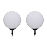 Lampy do oświetlenia ścieżki, 2 szt, LED, 50 cm, ze szpikulcami