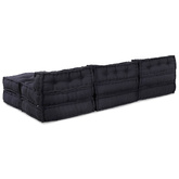 Modularna jednostka sofy 4 pcs antracytowy tkanina