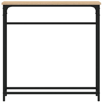 Stolik konsolowy, dąb sonoma, 75x19,5x75 cm