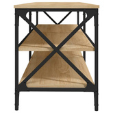 vidaXL Szafka pod TV, dąb sonoma, 140x40x50 cm materiał drewnopochodny