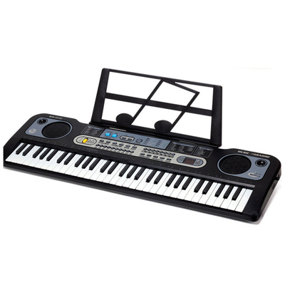 Keyboard Elektryczny Mikrofon Stojak Na Nuty Nagrywanie Odtwarzanie