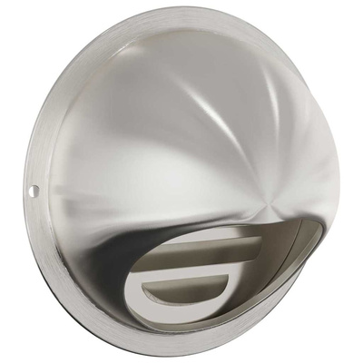 Pokrywy wentylacyjne 2 pcs Srebrny 100 mm Stal nierdzewna