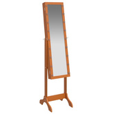 vidaXL Lustro stojące z LED, 34x37x146 cm