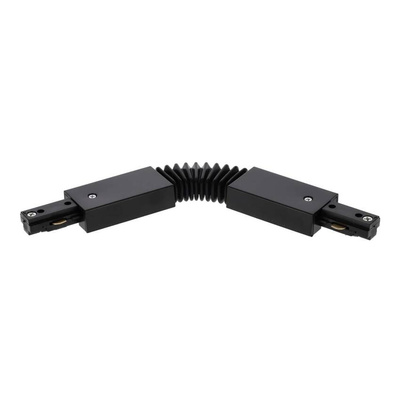 Łącznik elastyczny do szyny, giętki MEVA PRO Flex Connector-A Black, czarny EDO777529 EDO Solutions