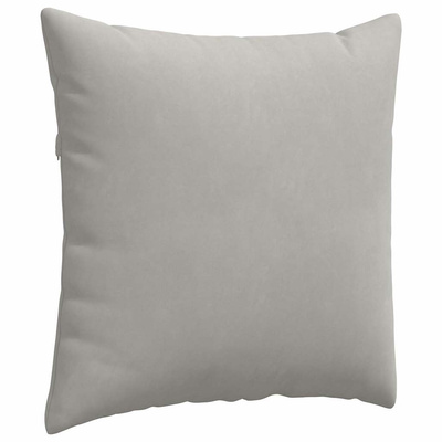 Poduszki na sofę 2 pcs Jasnoszary 80 x 80 cm tkanina