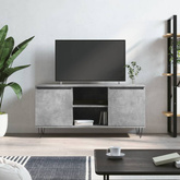 Szafka pod TV, szarość betonu, 104x35x50 cm vidaXL