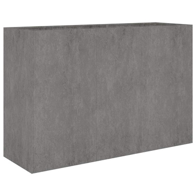 Podwyższona donica, 120x40x80 cm, stal kortenowska