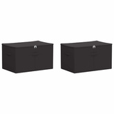 Skrzynia do przechowywania 2 pcs antracytowy 60 x 43 x 35 cm