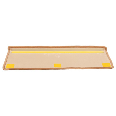 nakładki na schody, 15 szt., 65x21x4 cm, beżowe Samoprzylepne
