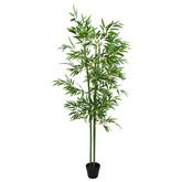 Sztuczne Drzewo Bambusa 2 pcs zielony 60 x 18 x 190 cm