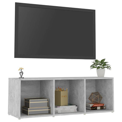 vidaXL Szafka pod TV, szarość betonu, 107x35x37 cm