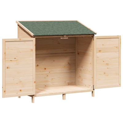 Shed ogrodowy naturalny 106,5 x 56 x 113,5 cm Drewno Świerkowe