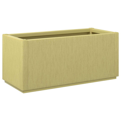 Skrzynka na kwiaty do ogrodu Zielony 80 x 36 x 35 cm PP