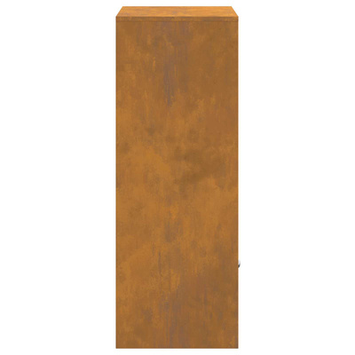 Skrzynka na przesyłki z przechowywaniem Rdzawy 41 x 38 x 103 cm