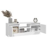 vidaXL Szafka pod TV, z drzwiczkami, biała, 102x30x36 cm