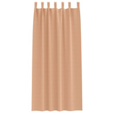 Firany blackout z kółkami 2 pcs Jasny Brąz 225 x 140 cm