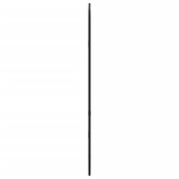 vidaXL Lustro ścienne, czarne, 60x25 cm, owalne