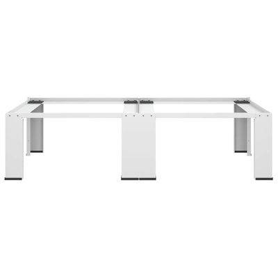 Podwójny podest pod pralkę i suszarkę, biały