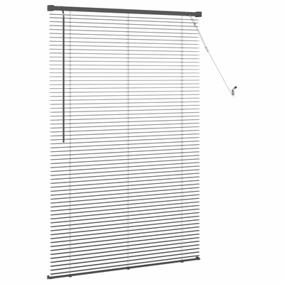 Żaluzja wenecka Czarny 150 x 70 cm 25 mm PVC