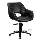 Gabbiano fotel fryzjerski Lima czarny 142857