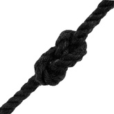Sznur bawełniany 2 szt. 2 mm 100 m Czarny 100% bawełna