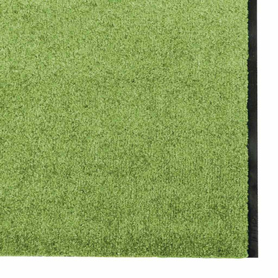 Dywanik wejściowy Zielony i Czarny 120 x 400 cm 100% poliamid