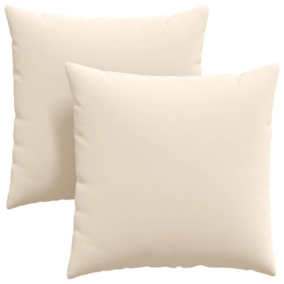 Poduszki na sofę 2 pcs Beżowy 60 x 60 cm tkanina