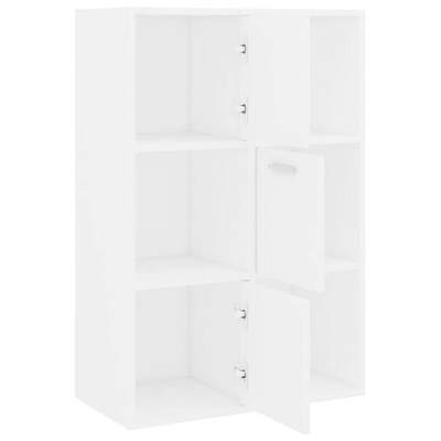 vidaXL Szafka, biała, 60x29,5x90 cm, materiał drewnopochodny