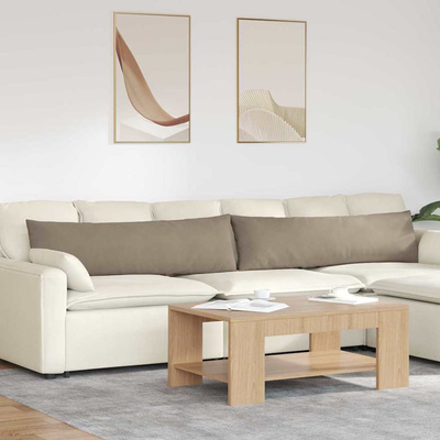 Poduszki na sofę 2 pcs Ciemnoszary 145 x 40 cm tkanina